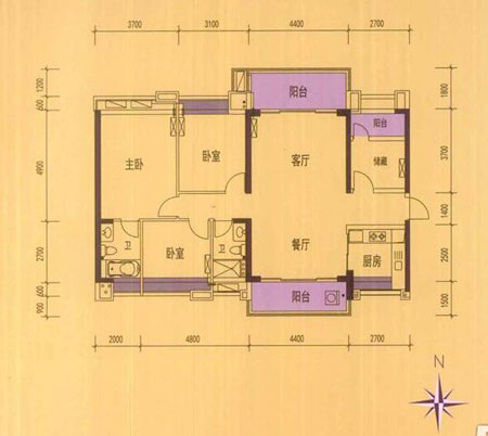 j9游戏家装：拉萨禅城怡翠晋盛花圃133㎡的中式风格装建鉴赏
