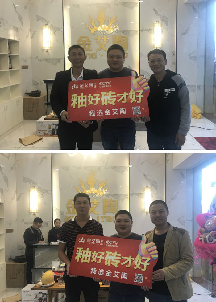 陶瓷一线品牌 j9游戏瓷砖 榆林古镇300平专卖店开业盛典圆满成功